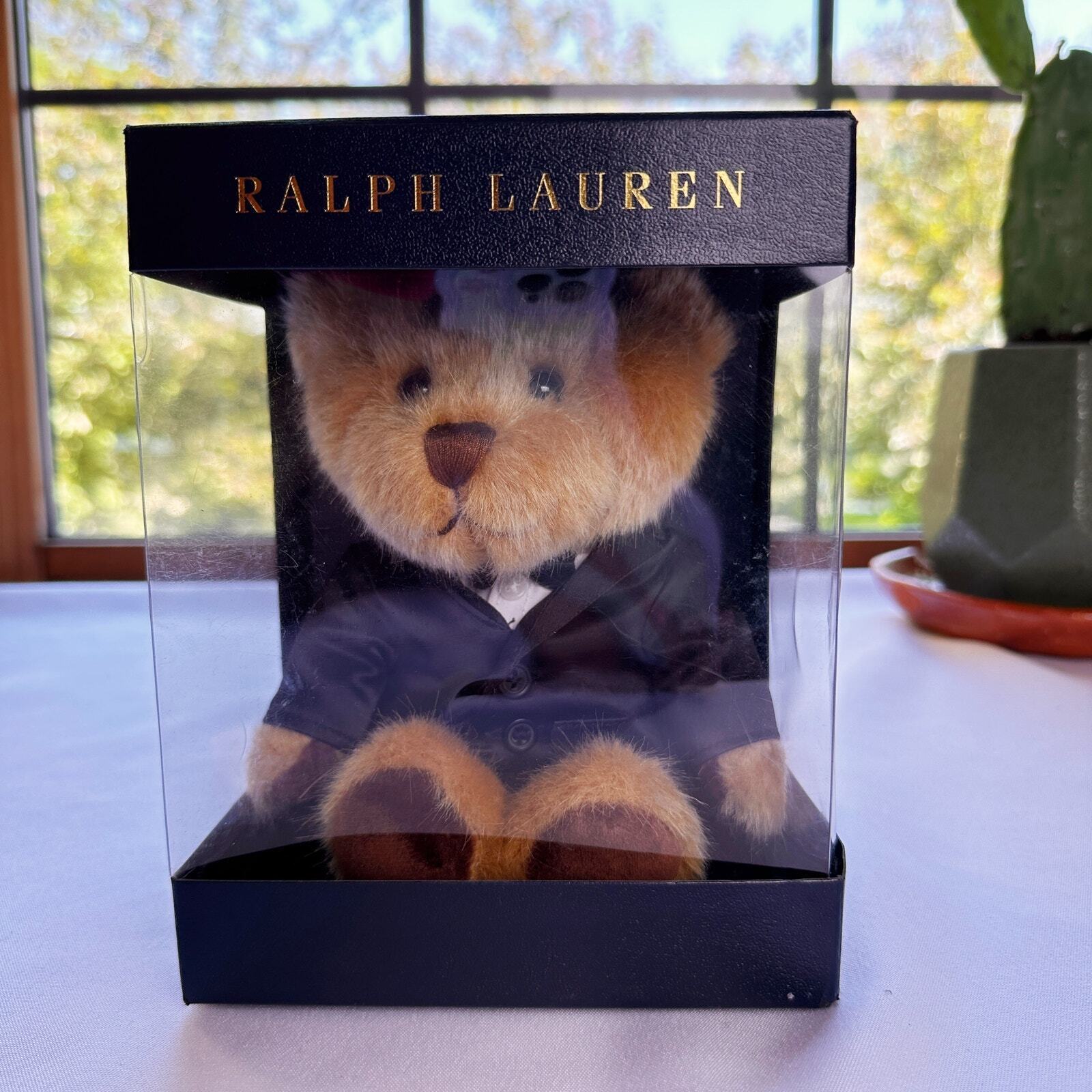 Ralph Lauren POLO Teddy Bear BLACK TUXEDO 2022-2023 New Gift Box STUFFED Collect