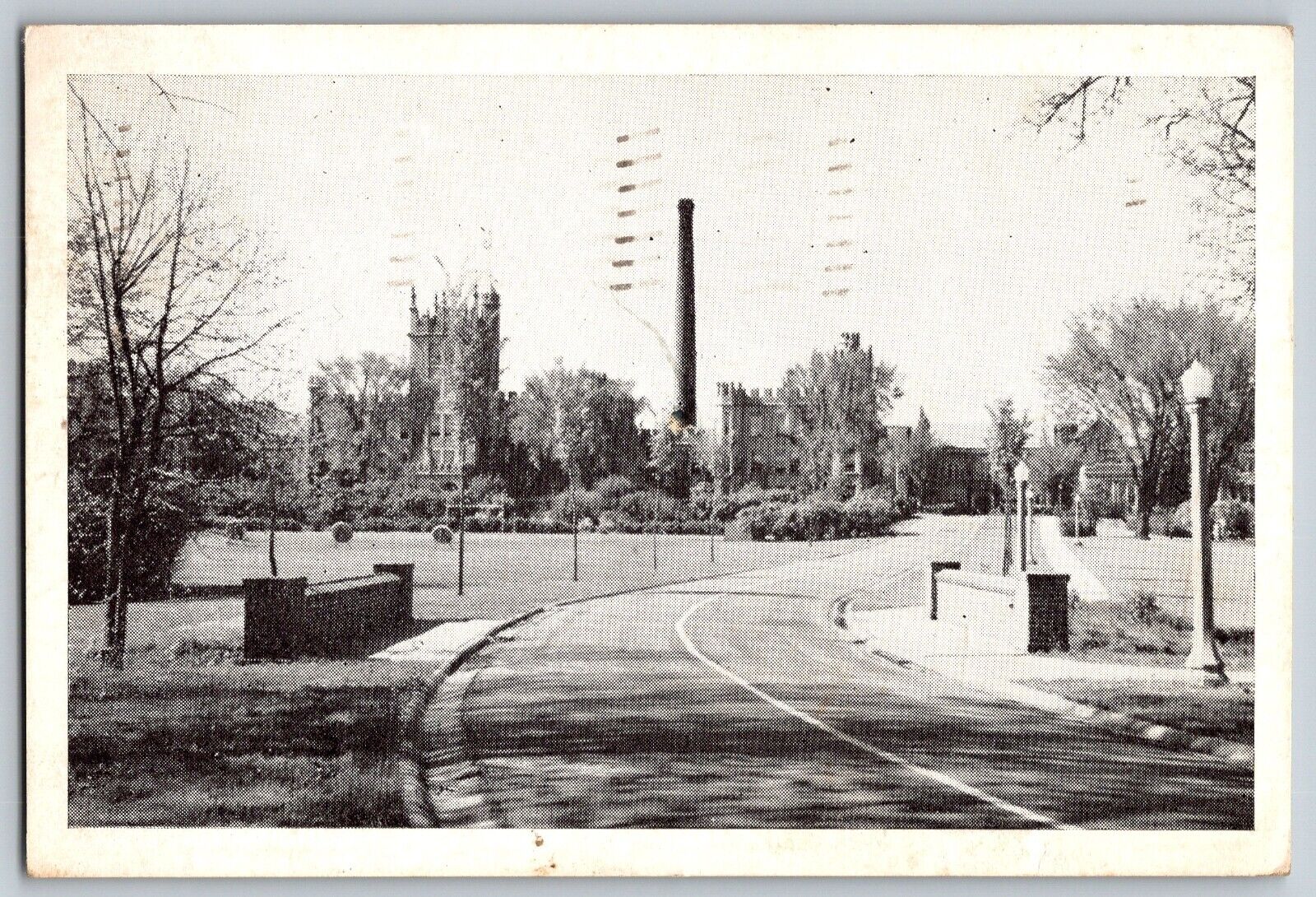 Aurora, Illinois IL - Castle on the Hill 1942 - Vintage Postcard - Posted