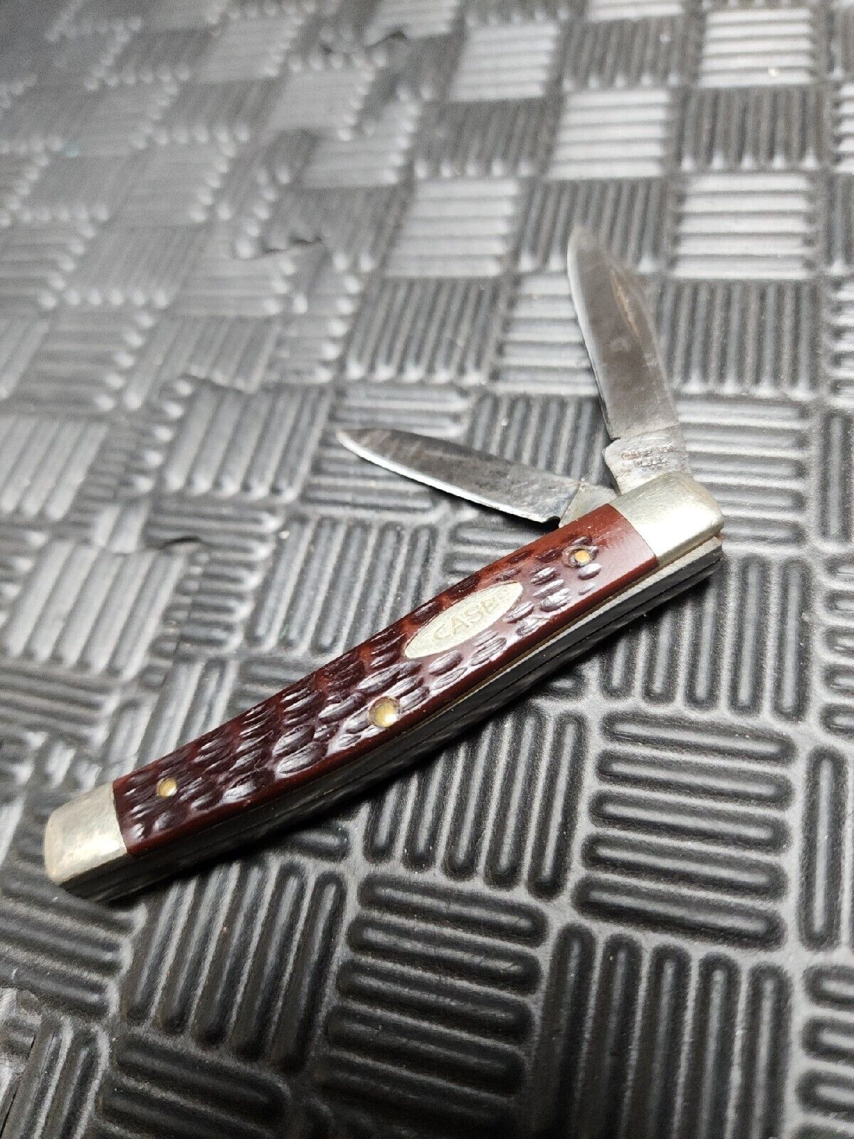 Case XX USA 6244 3 DOT 1978 Medium 2 BLADE Jack Pocket Knife BONE HANDLES RARE