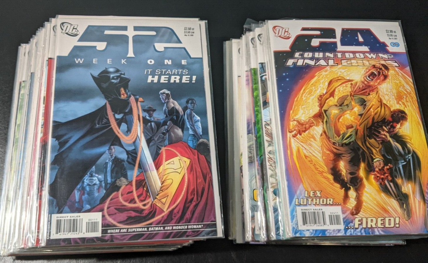 Lot Of 52 - Coundown to Final Crisis 52 Comics - Week One to Almost Complete