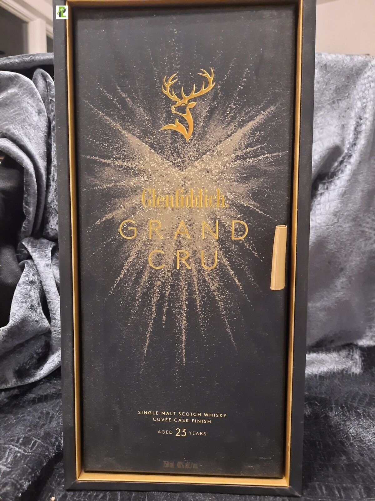 Glenfiddich Scotch Grand Cru Single Malt 23 Year Empty box GREAT GIFT