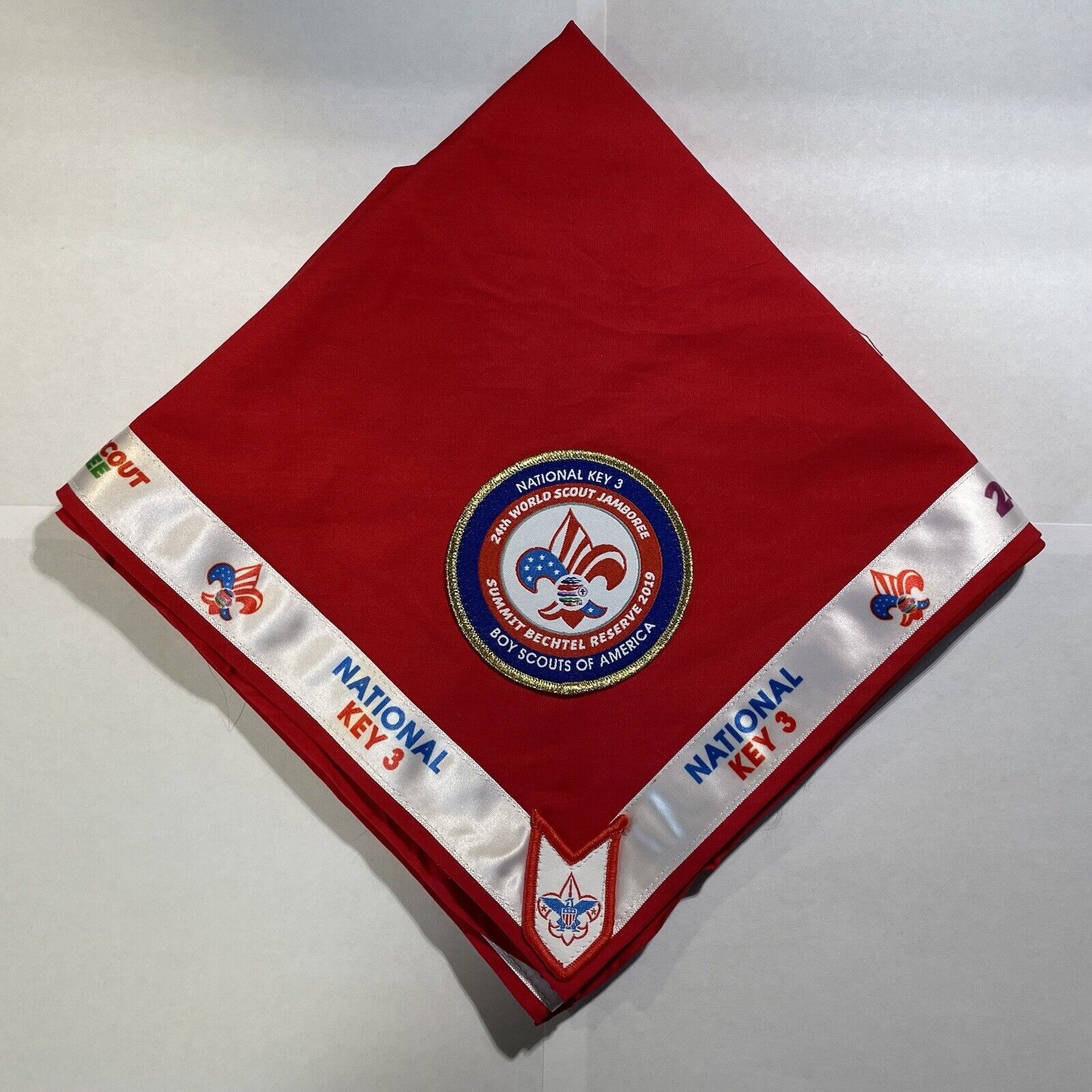 2019 World Scout Jamboree BSA National Key 3 Neckerchief