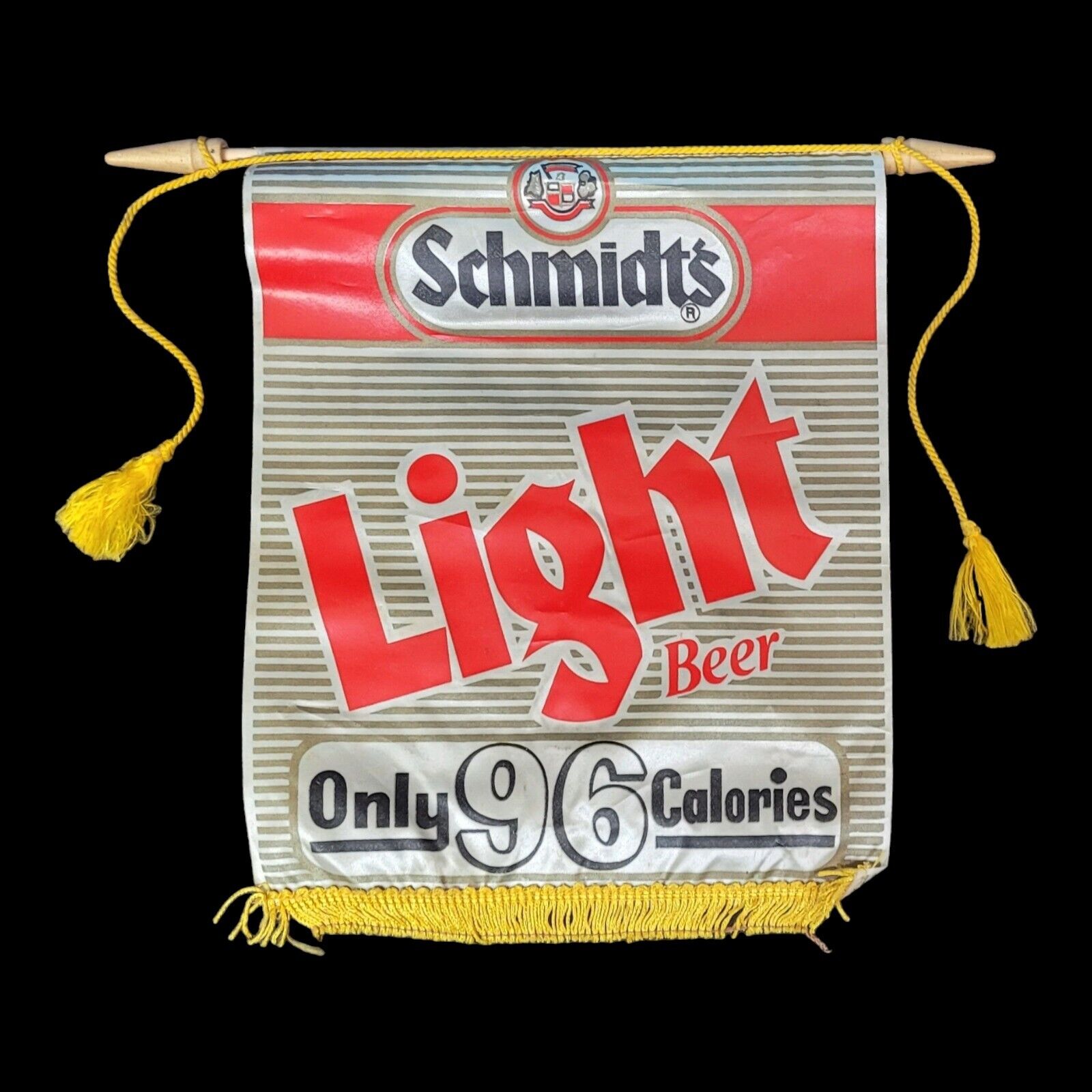 Vintage Schmidts Light Beer Banner Flag Sign 11\