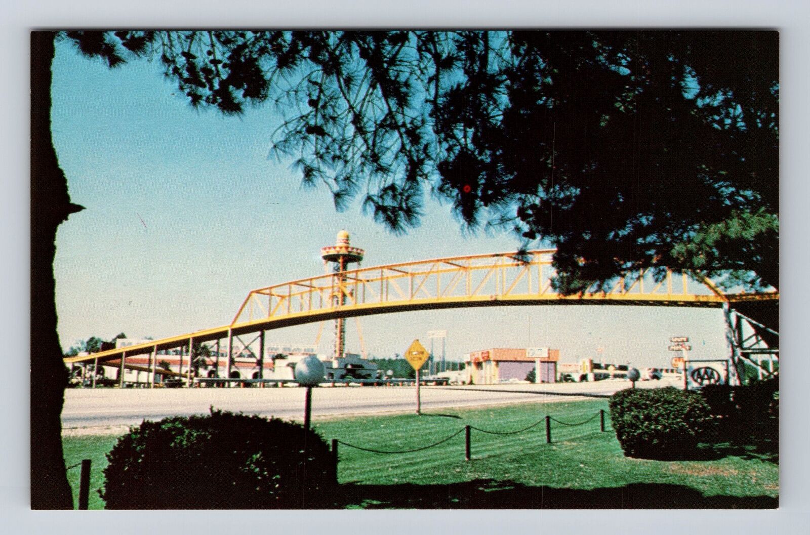 Dillon SC-South Carolina, South of the Border Pedestrian Bridge Vintage Postcard
