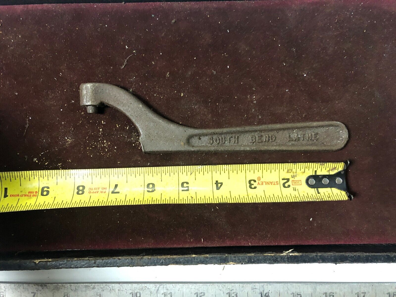 MACHINIST SgCst  LATHE MILL Vintage Advertising South Bend Spanner Wrench Tool