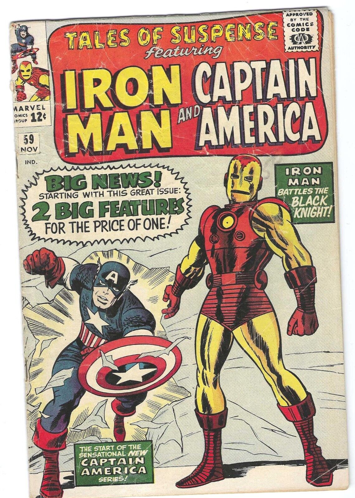 Tales of Suspense 58 and 59, 1st Jarvis, Good 