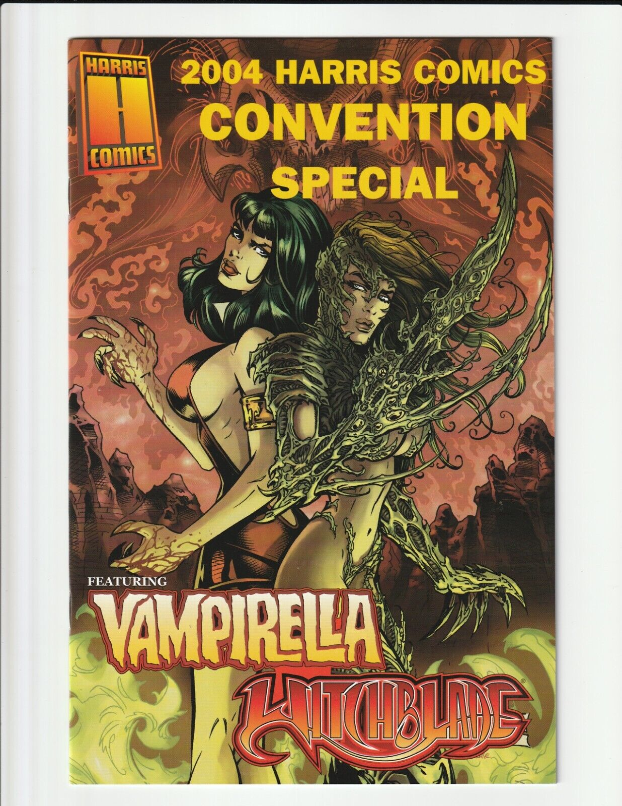 2004 Harris Comics Convention Special Vampirella / Witchblade Promo NM Harris