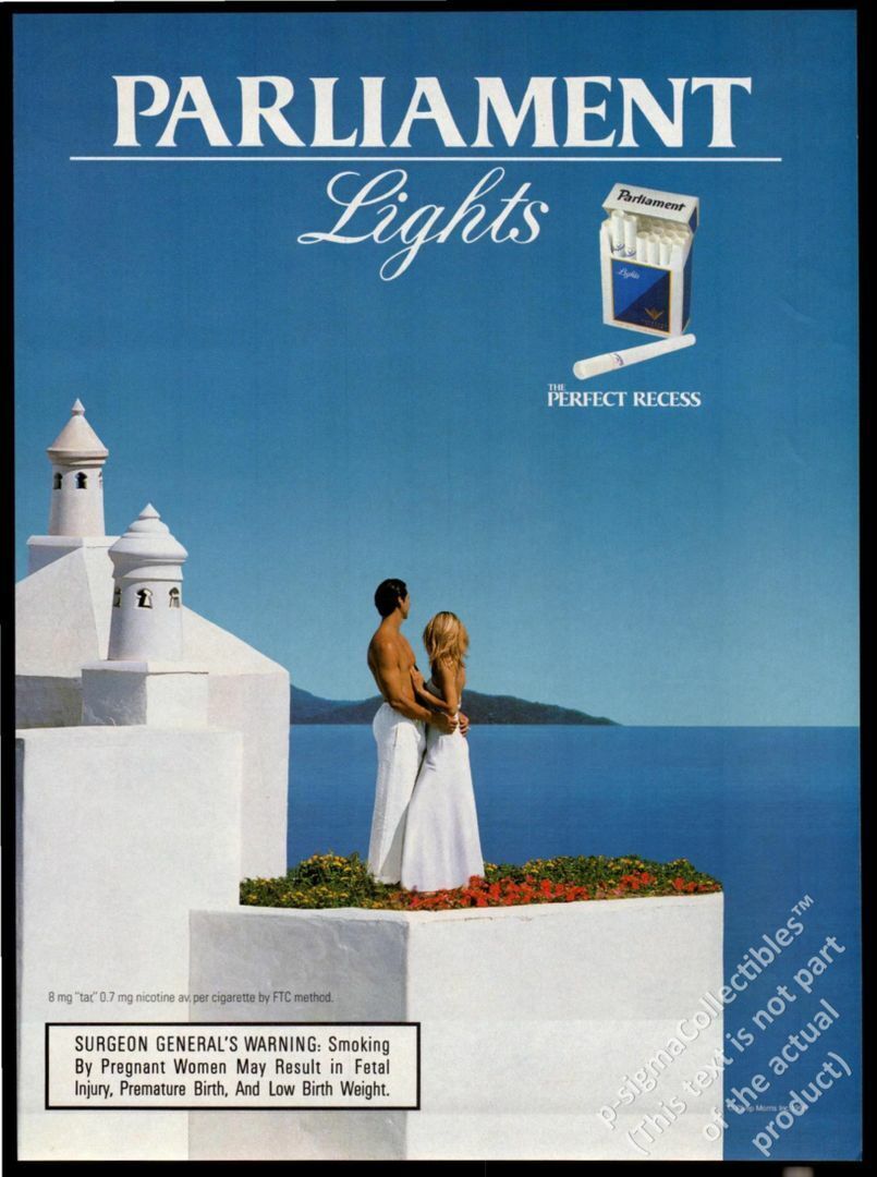 PARLIAMENT Lights  - The Perfect Recess - 1995 Vintage Print Ad