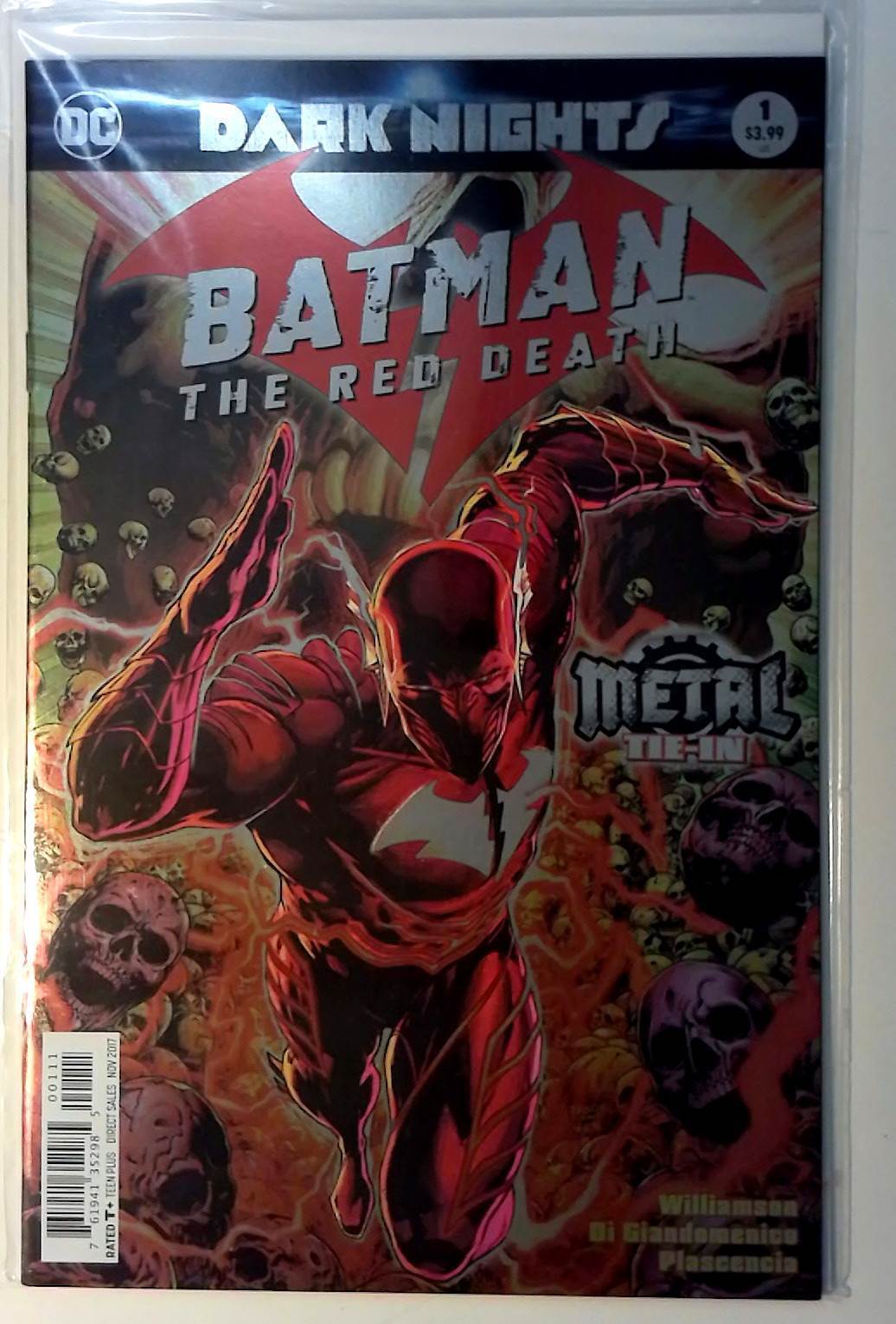 Batman: Red Death #1 DC 2017 Foil Cover Dark Nights Metal Tie-In Comic Book