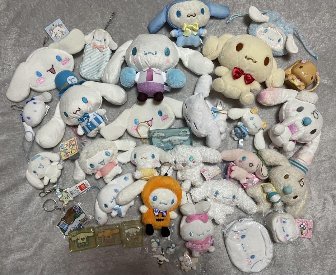 Sanrio Plush Mascot keychain Goods lot sale set Cinnamoroll mocha milk etc.