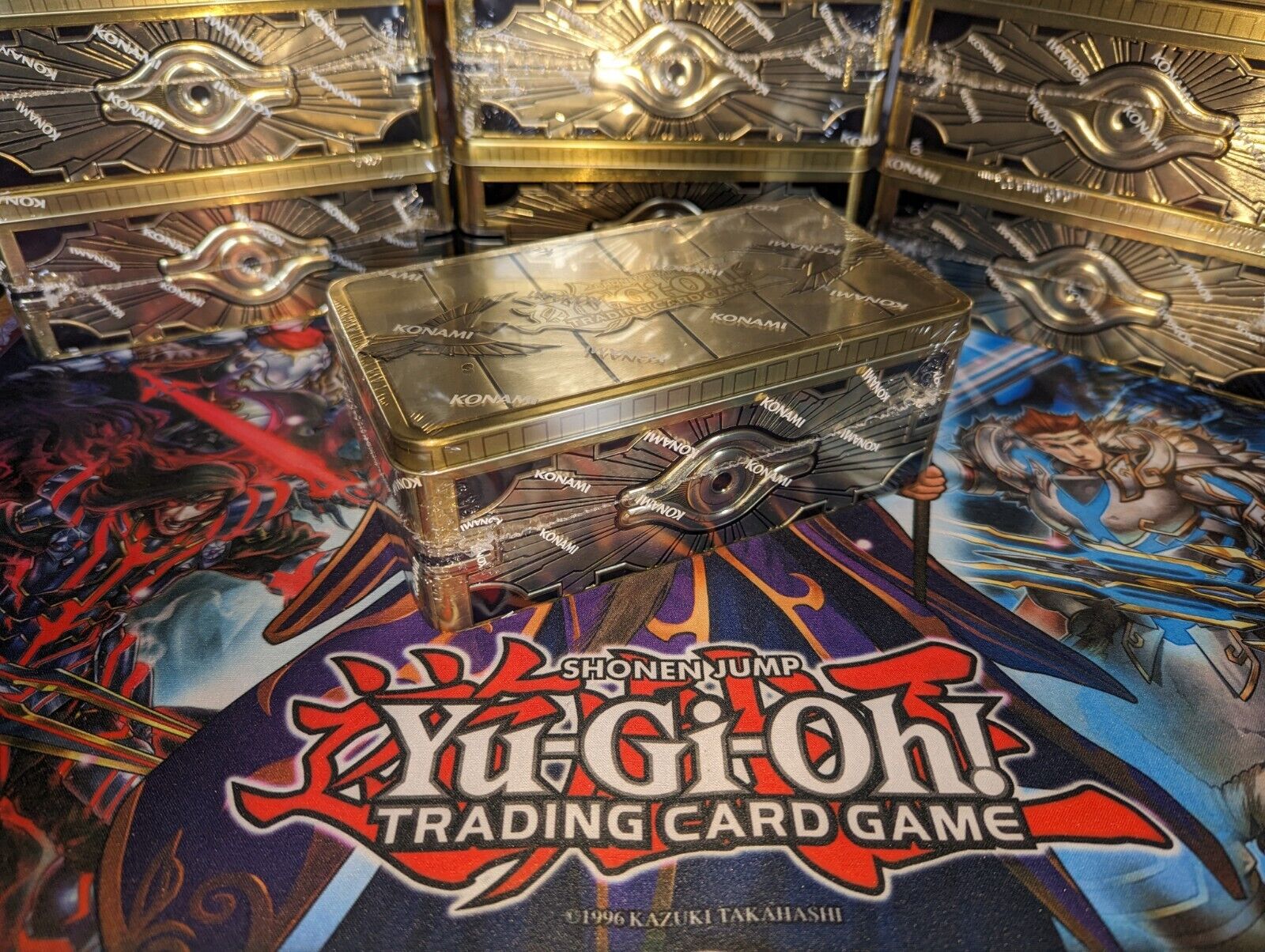 Yu-Gi-Oh 1st Edition Gold Sarcophagus Tin 2019 *Sealed* (Mega Packs & Promos)