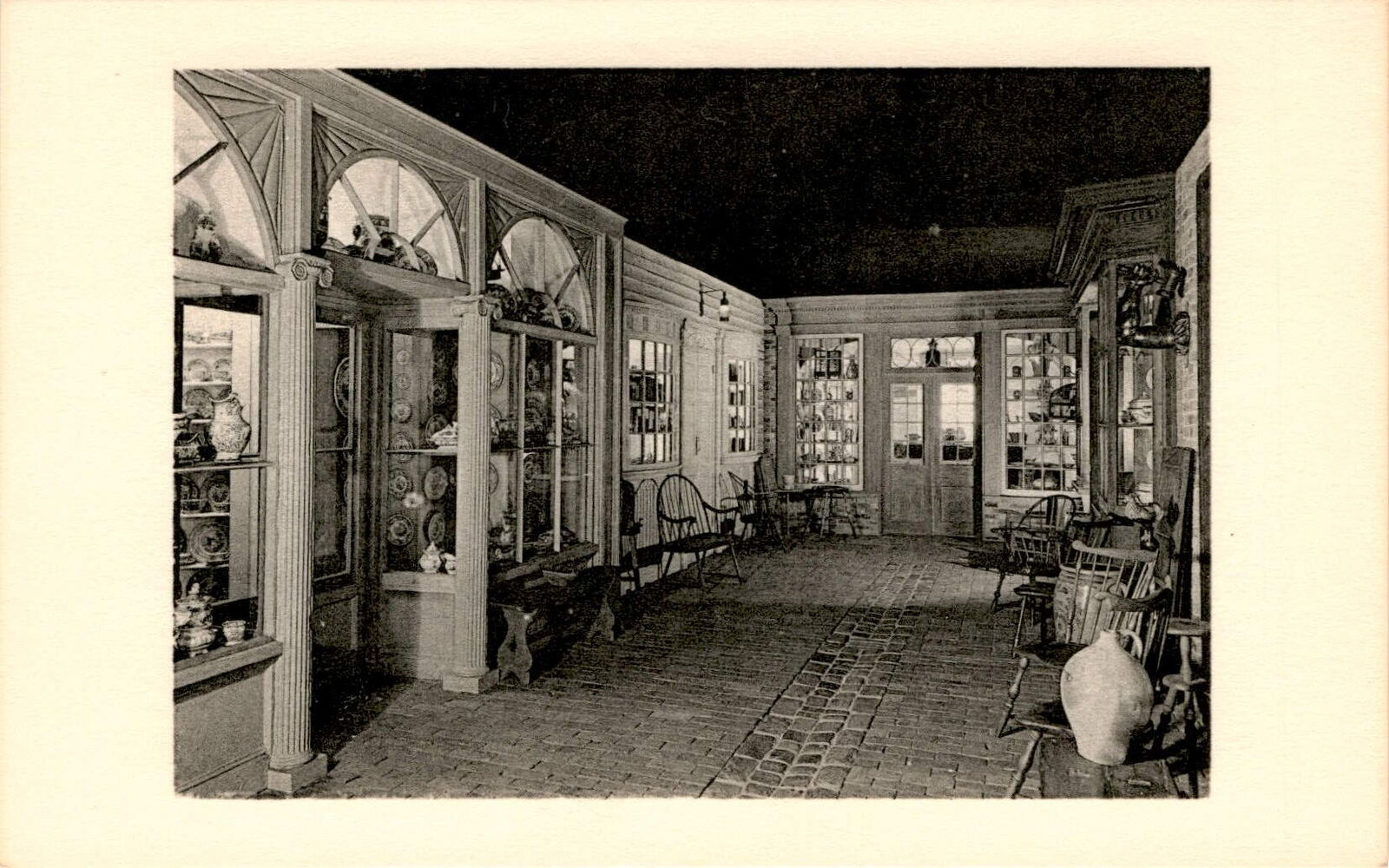 Gilbert Ask, American shop fronts, The Shop Lane, Henry Francis du Postcard