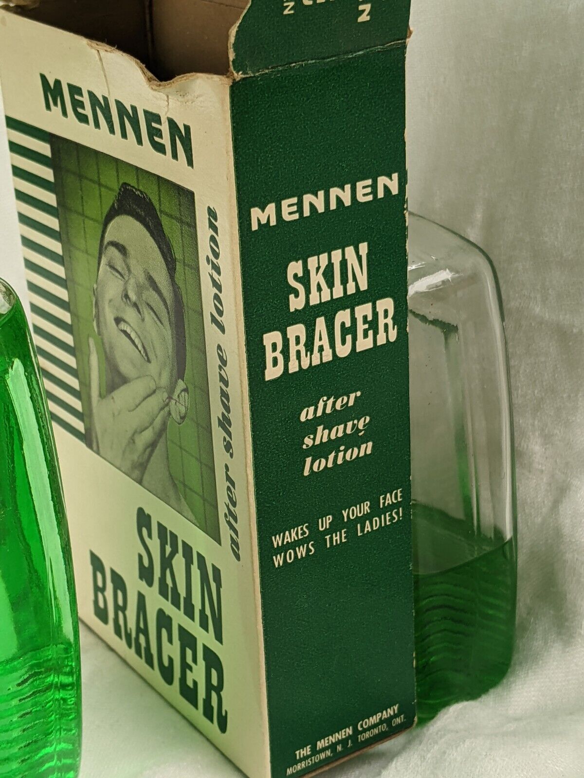 Rare 1958 Mennen SKIN BRACER After Shave w/bonus partial 