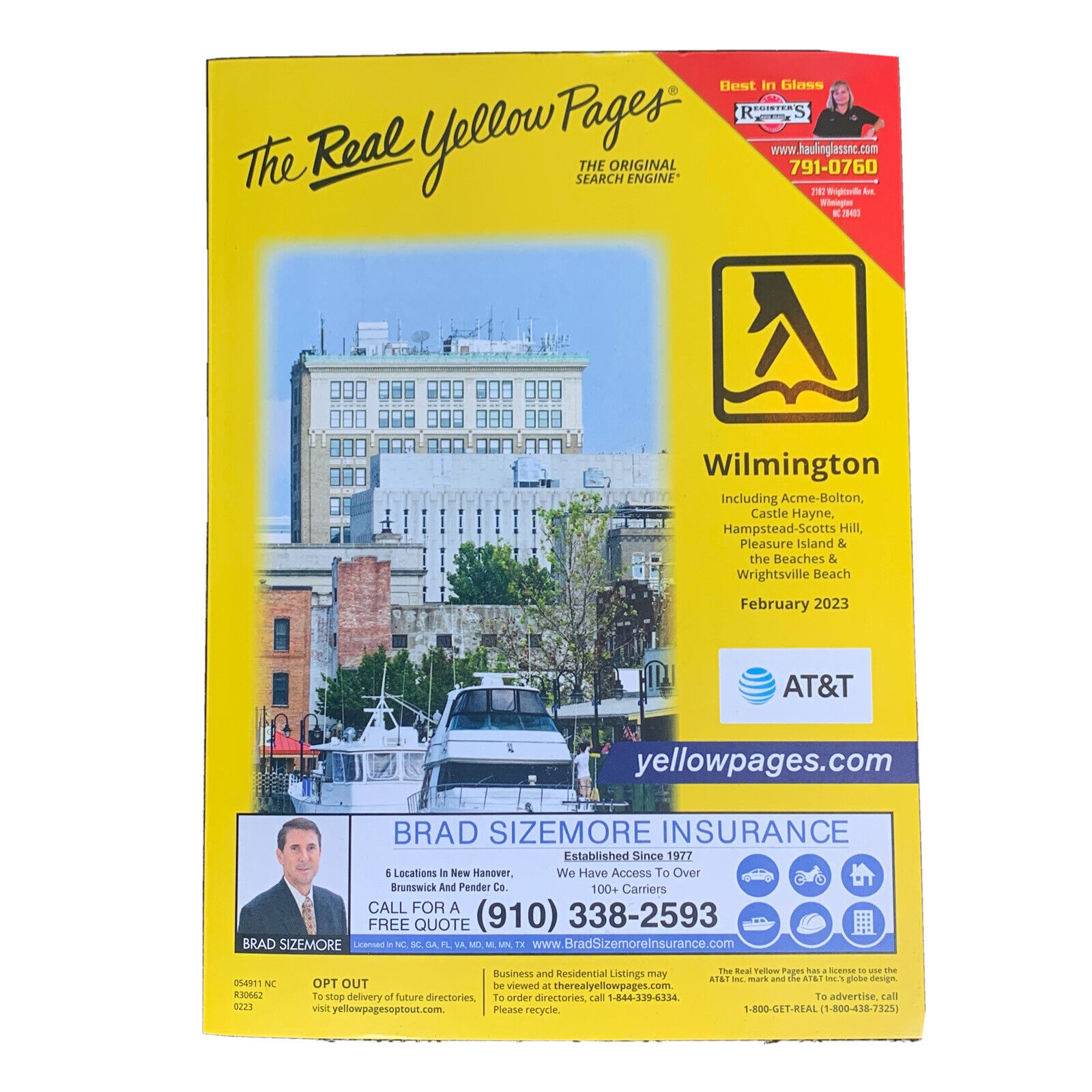 Phone Book Telephone Directory Yellow Pages Wilmington North Carolina NC