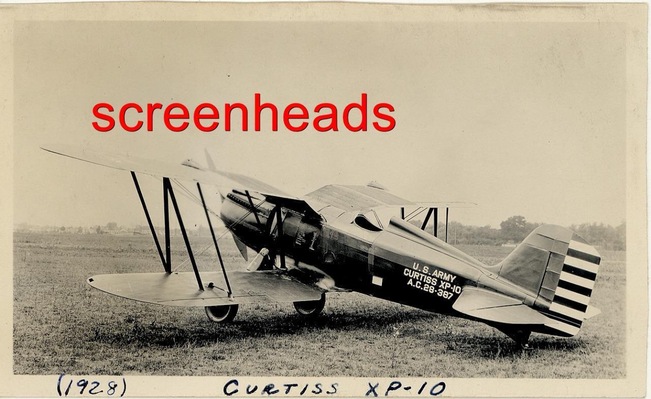 1928 XP-10 CURTISS AIRPLANE PHOTO