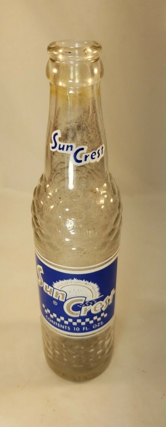 Vintage Sun Crest Soda Bottle - St. Louis, MO