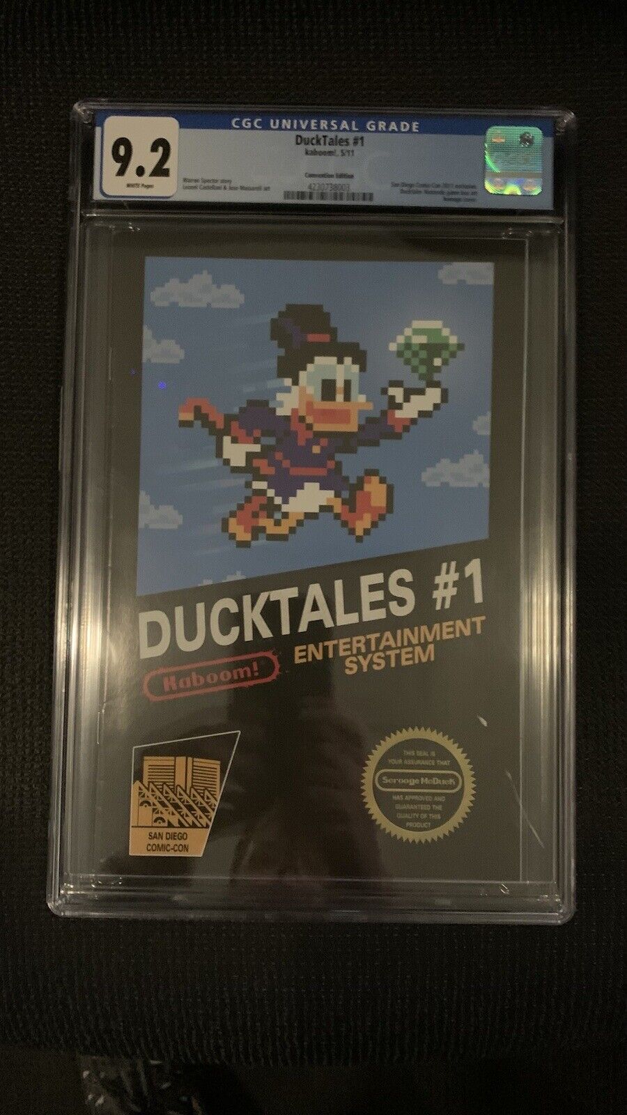 Duck Tales #1 SDCC 2011 Exclusive Nintendo Game box Artwork Limited Edition