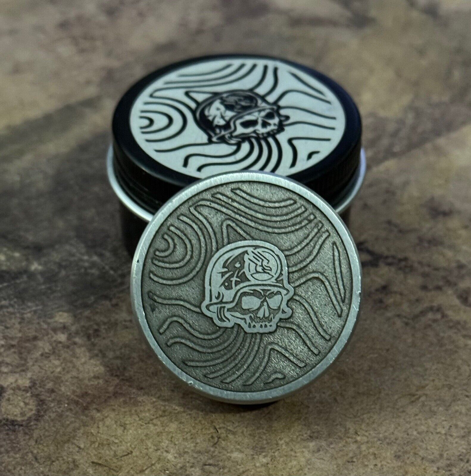 Griffin Co Combat Beads Haptic Fidget Slider Coin  - Only 1 Of This Design Made