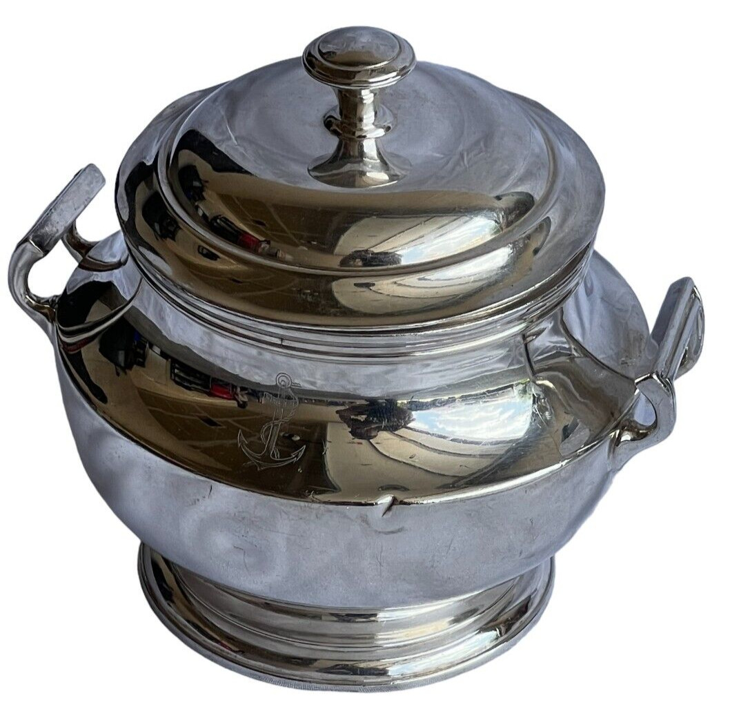 Christofle Sugar Bowl Pot Silver 5.5\