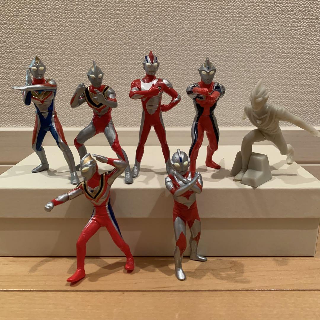 Ultraman Figure lot of 7 Gashapon Gaia Supreme Ver. Dyna Justice nice