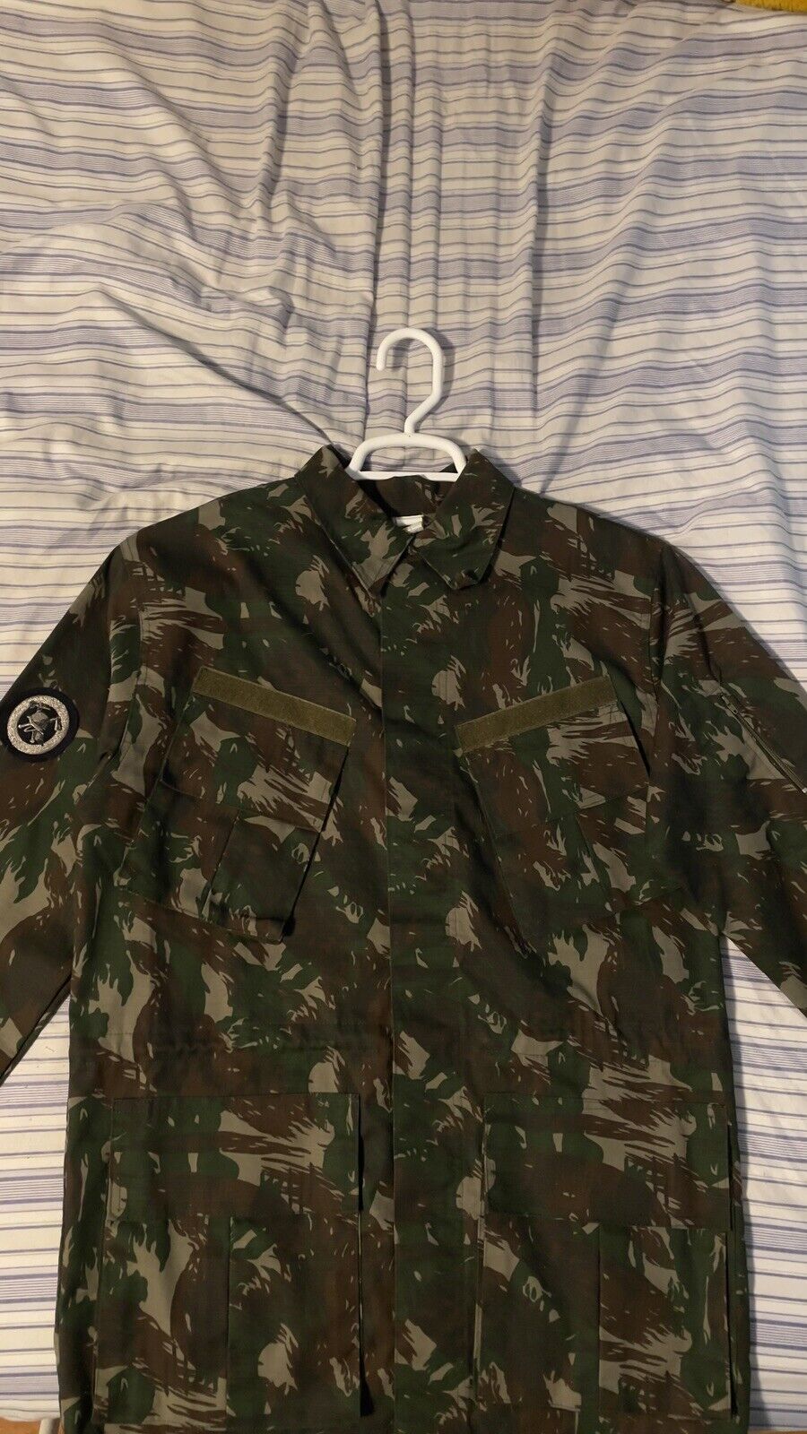 Brazilian Army Lizard Field Shirt w/ Custom Patch Medium Regular (TAM: 44)