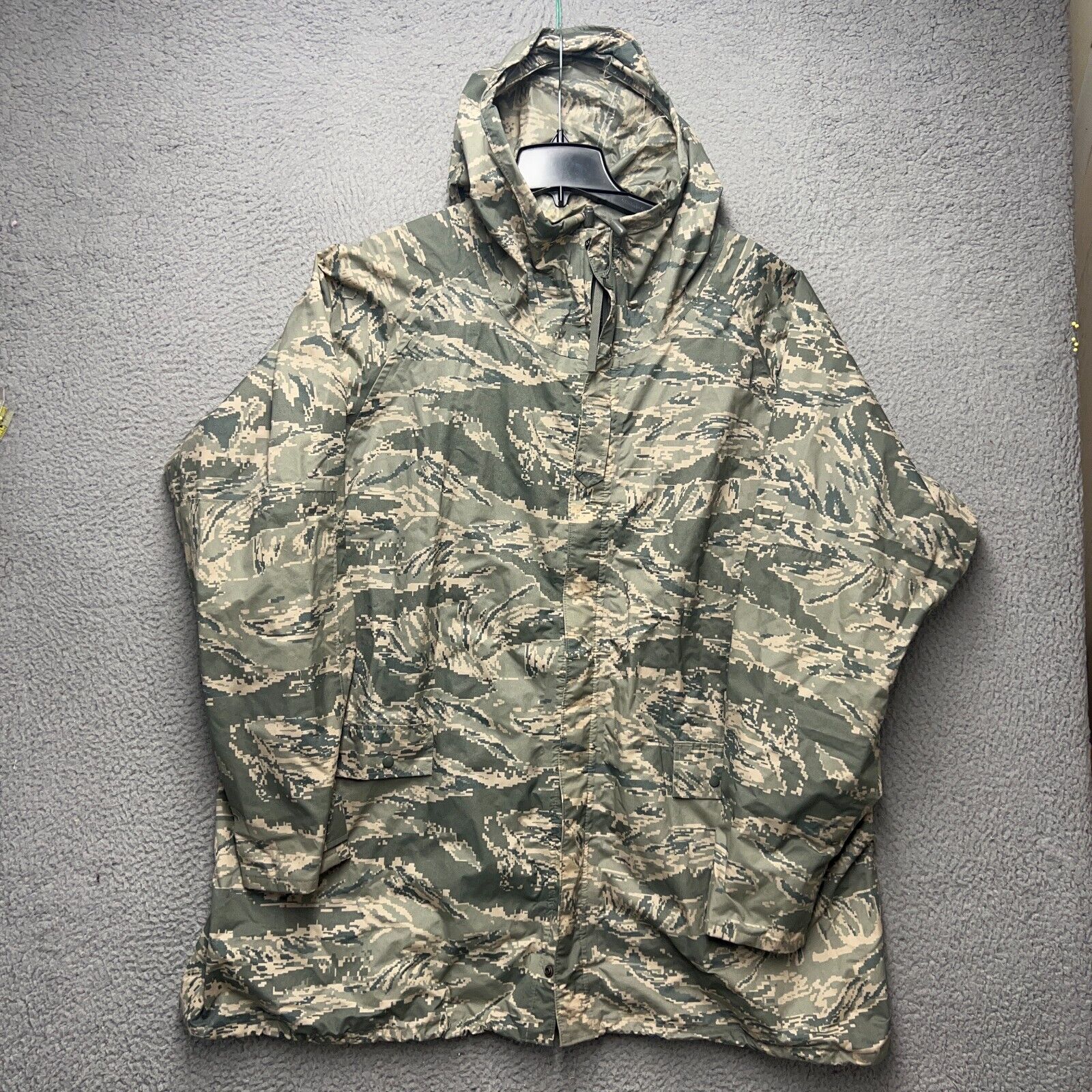 Parka Improved Rainsuit Men XL Green Camo Outdoor Hiking Orc Industries Military