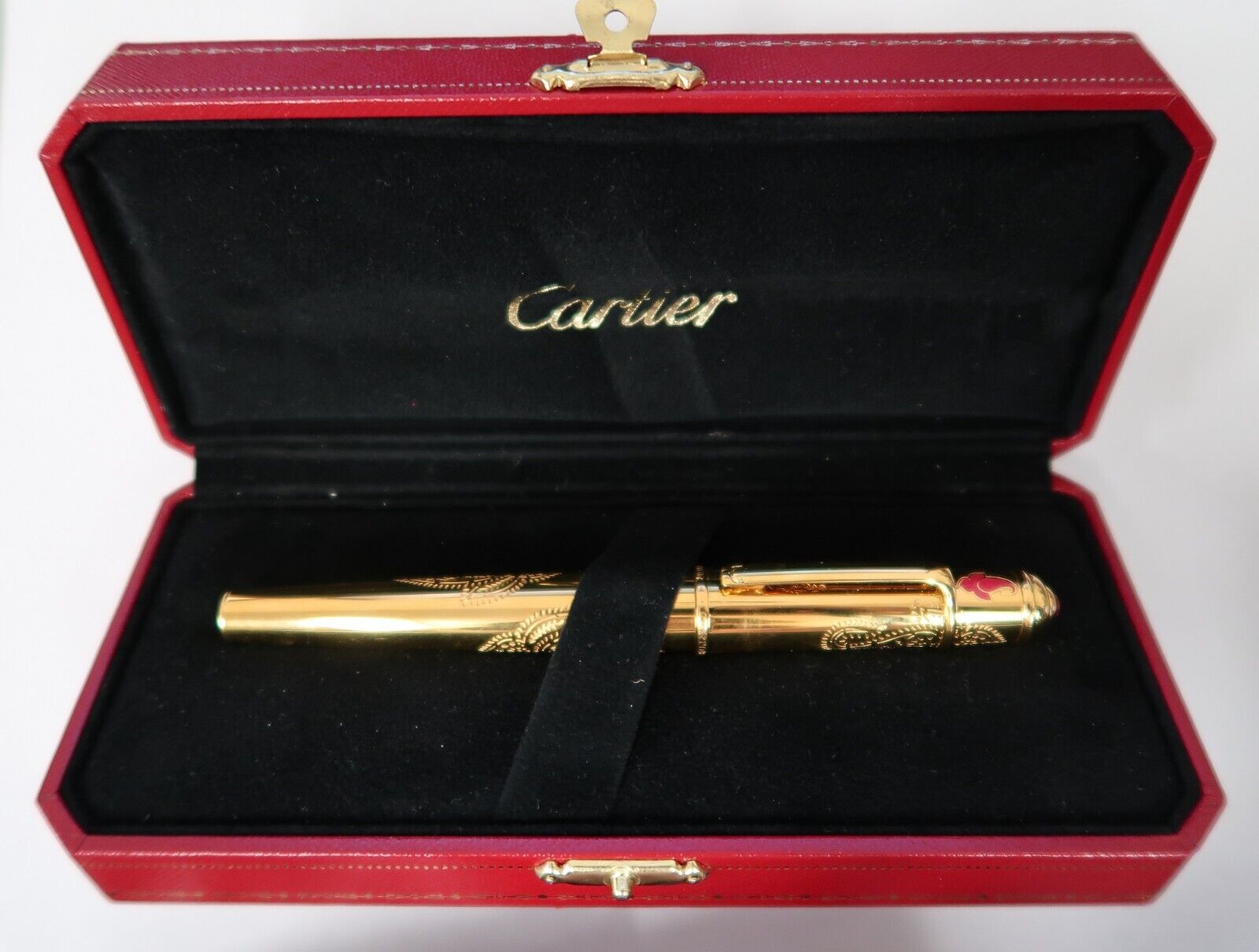 Diabolo De Cartier Indian Inspiration Motif Rollerball Pen Sp Edition New In Box