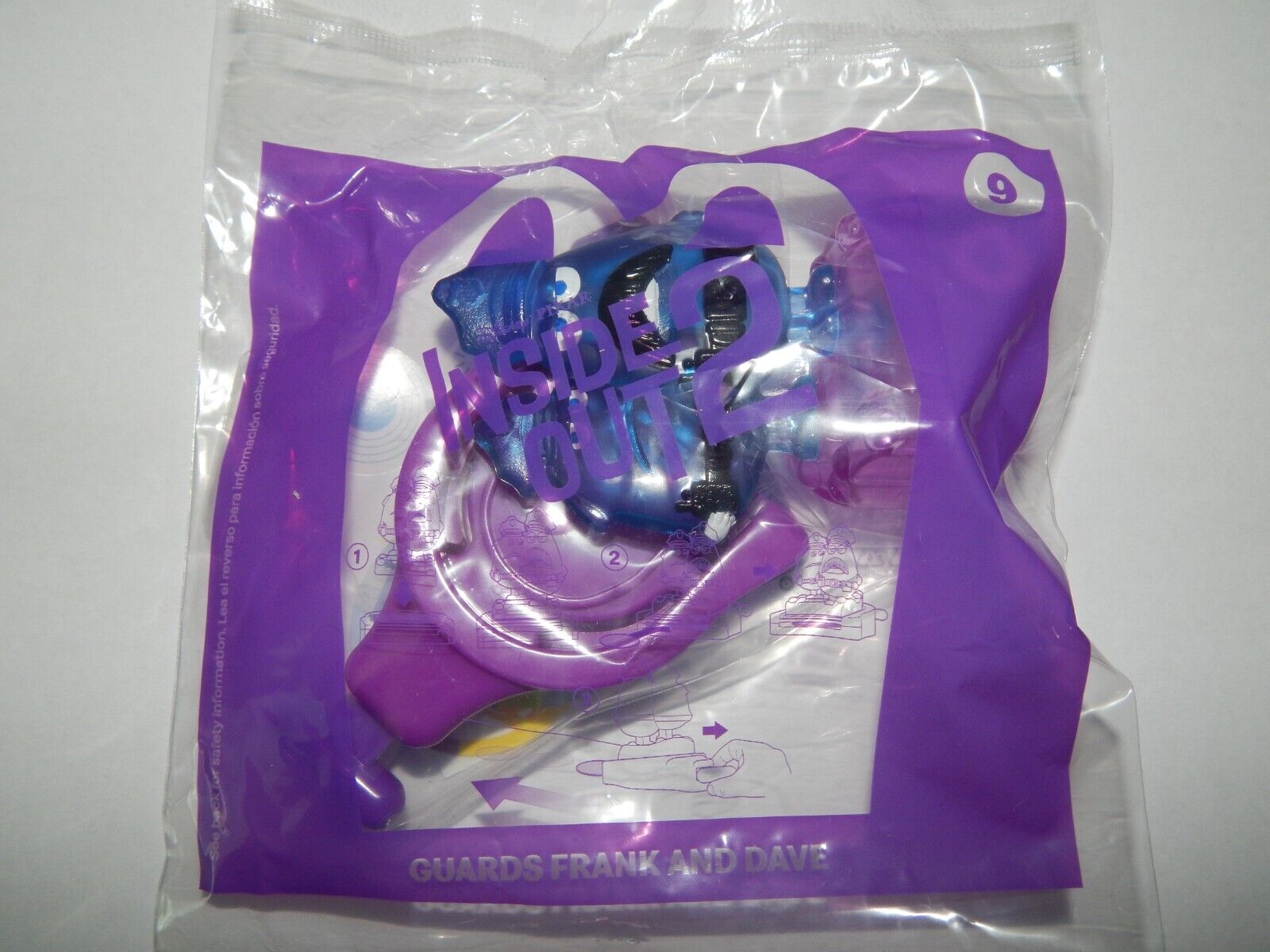 MCDONALD\'S HAPPY MEAL TOY INSIDE OUT 2 GUARDS FRANK & DAVE #9 DISNEY PIXAR 2024