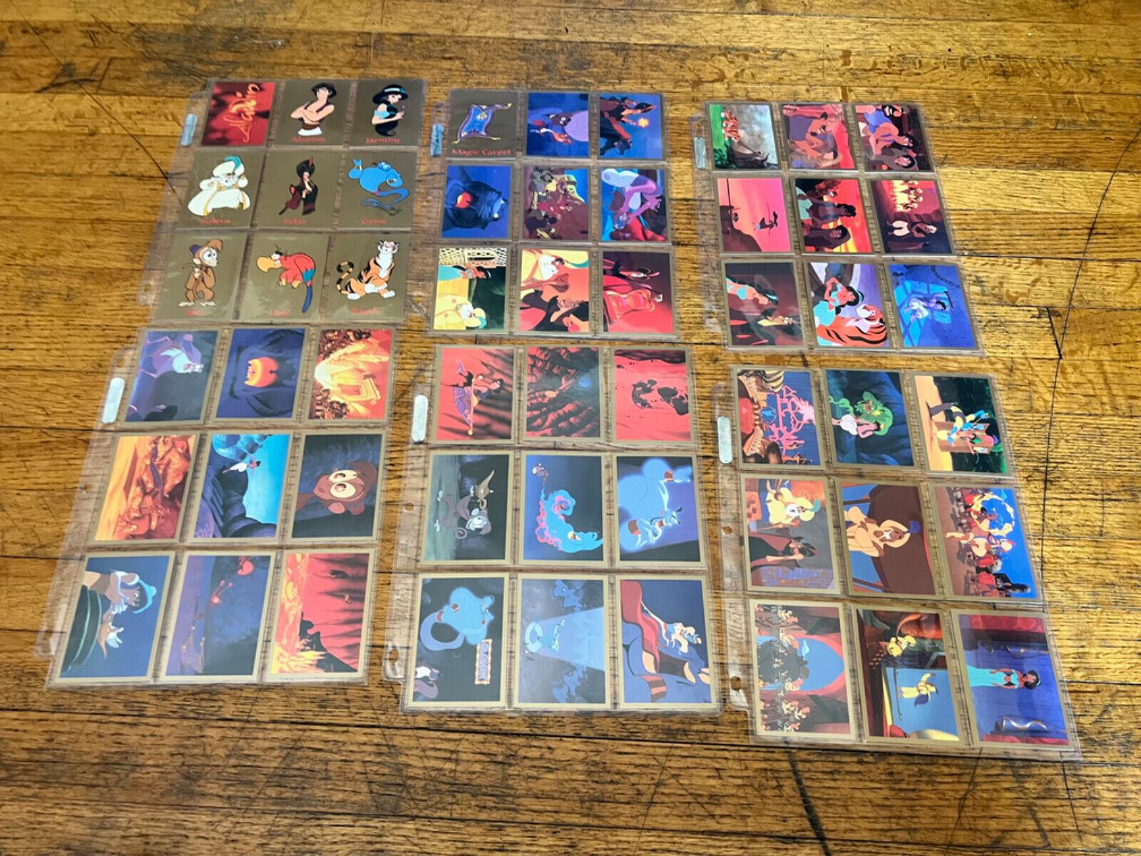 Aladdin Disney Movie Base Trading Card Complete Set 90 Cards Skybox 1993 hj7#2