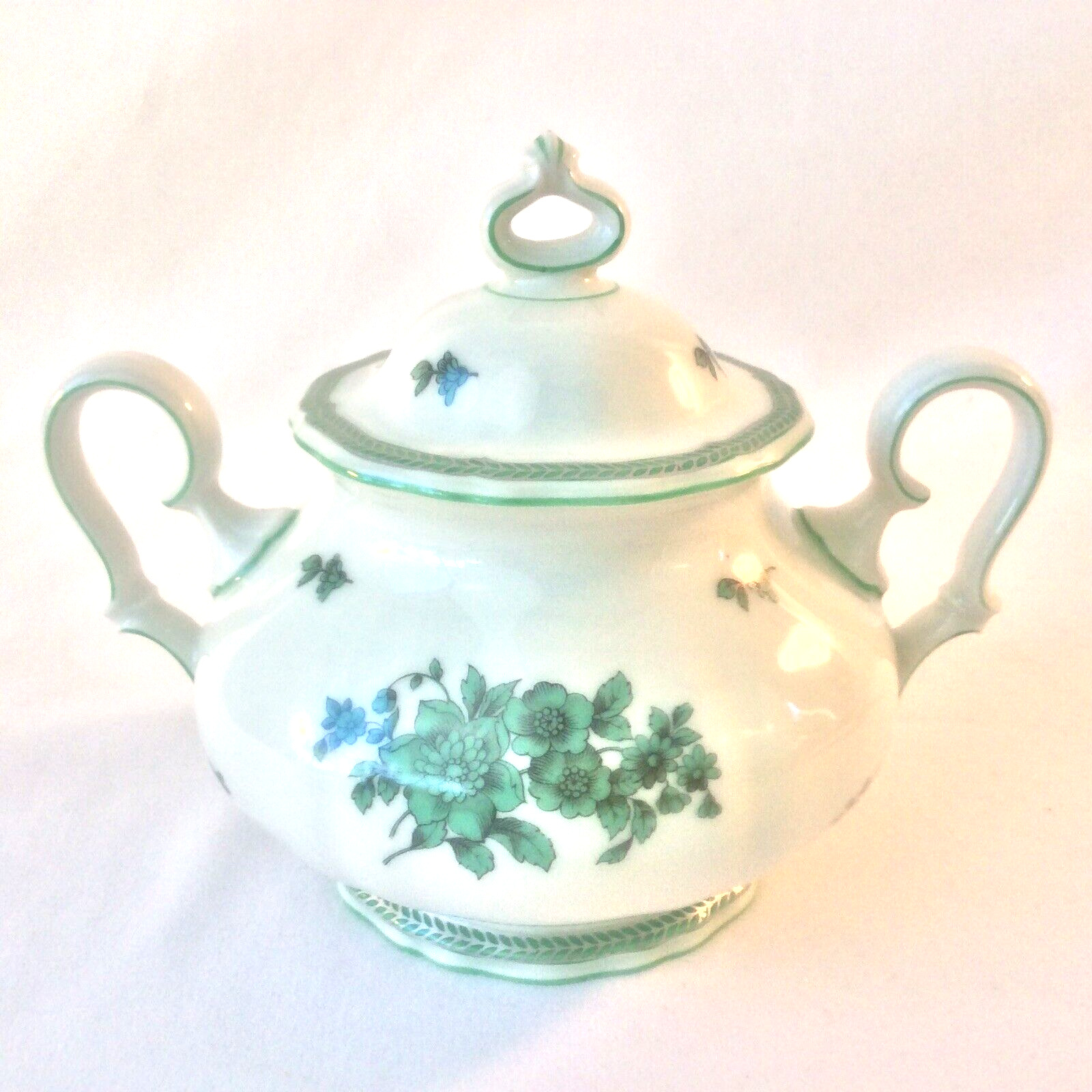 ROSENTHAL CHIPPENDALE GREN BLOOM 1 SET SUGAR BOWL w LID 1 AVAIL WWII XLNT 1 SOLD