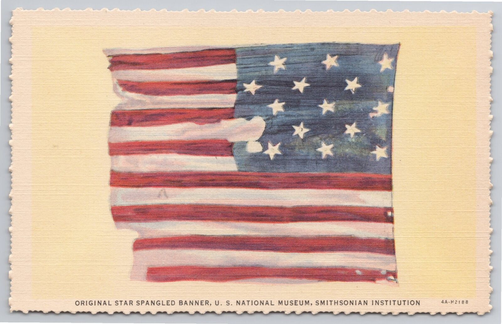 Postcard  Star Spangled Banner Washington DC