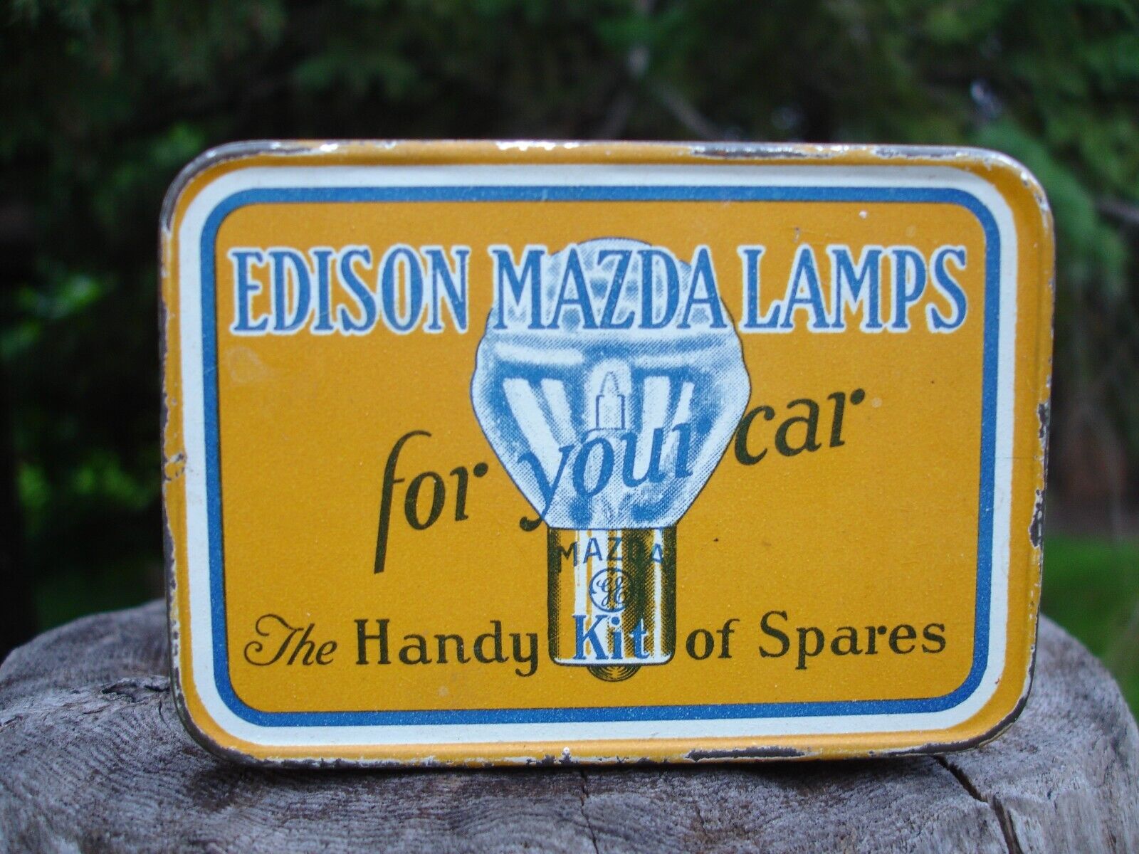 Vintage Edison Mazda Lamps For Your Car Tin Nice