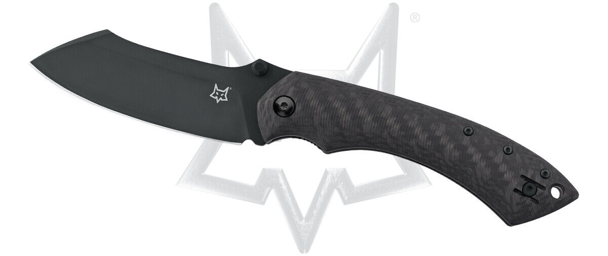 Fox Knives Pelican Liner Lock FX-534 CF Black N690Co Steel Carbon Fiber