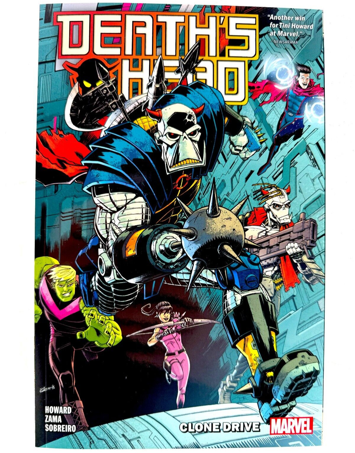 Marvel DEATH'S HEAD (2019) Clone Drive TPB Tini HOWARD NM- (9.2) Ships FREE