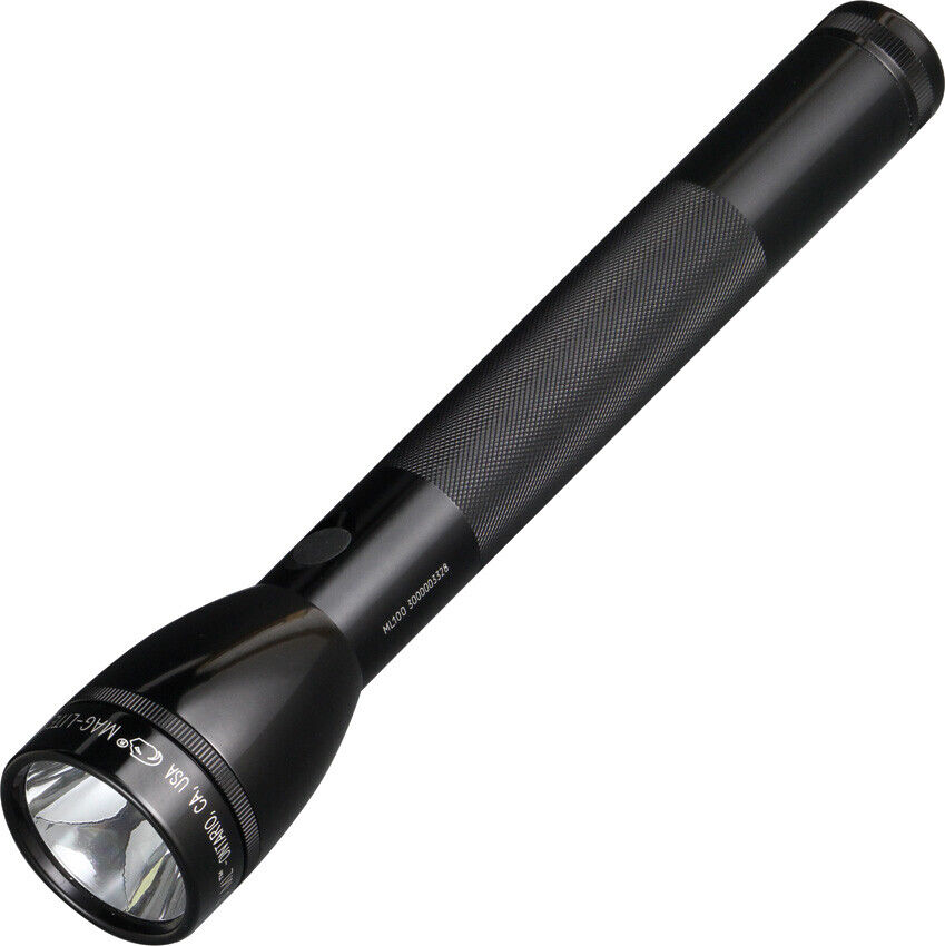 MagLite ML-100 Series 3C-Cell Water Resistant BLK Aluminum LED Flashlight 80018
