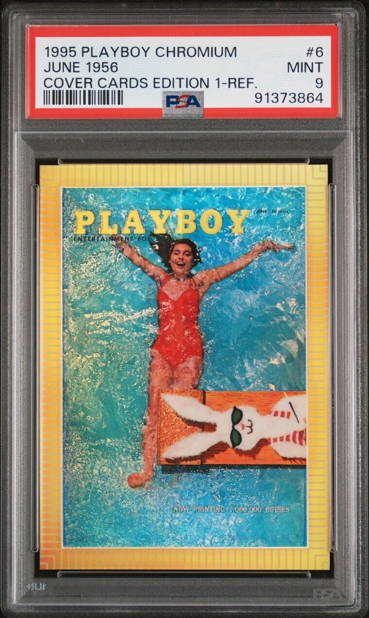 1995 Playboy Chromium #6 June 1956 PSA Graded