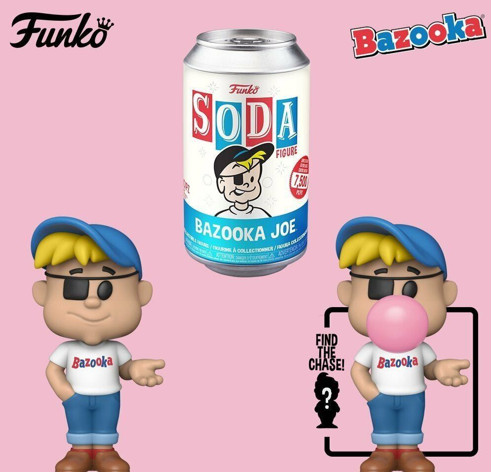 Funko Bazooka Joe Vinyl Soda Figure  1:6 chance of chase