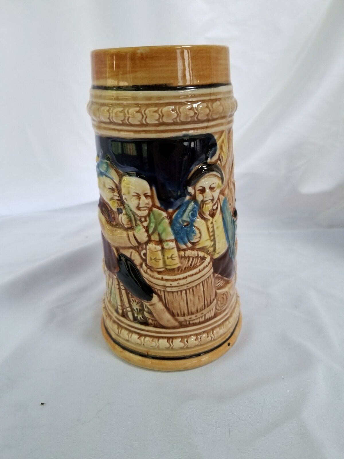 7″ Tall Ceramic Vintage Beer Stein - Translated - Who Wants to Live on Earth 