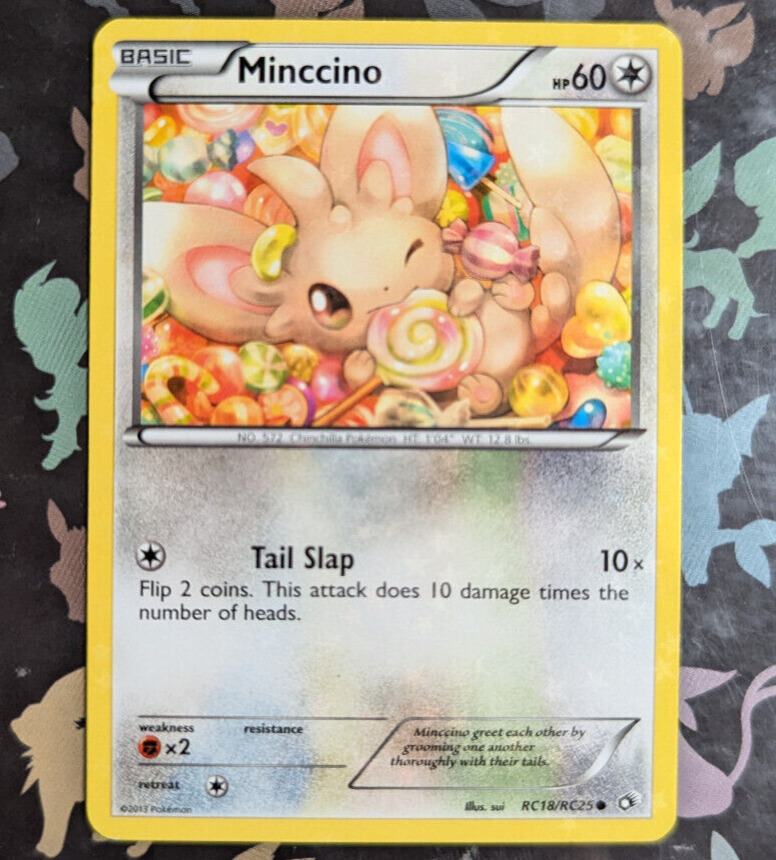 Minccino RC18/RC25 Legendary Treasures Radiant Collection Pokemon Card NM/EXC