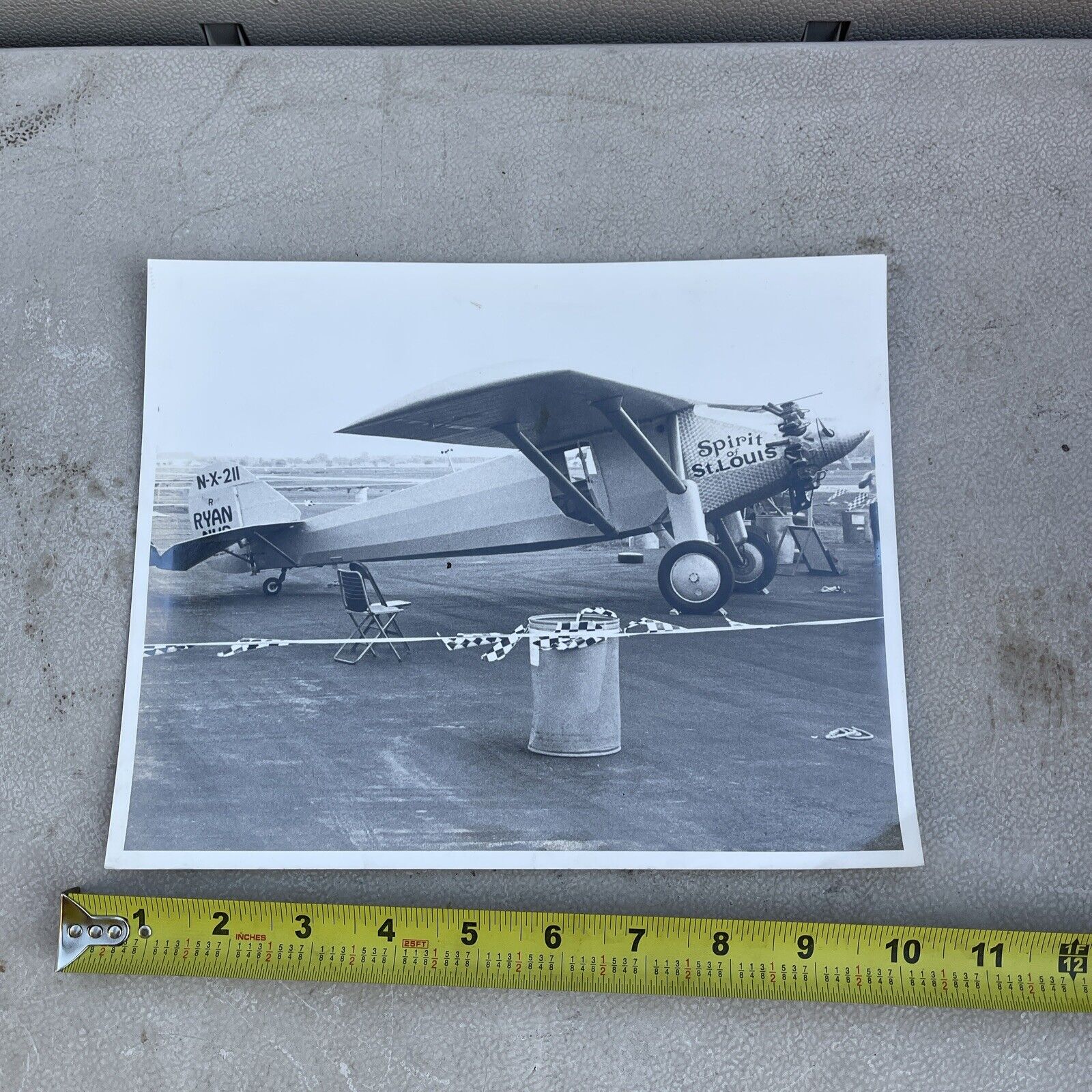 Vintage Real Picture Early Aviation The Spirit Of St Louis. 8” By 10”.