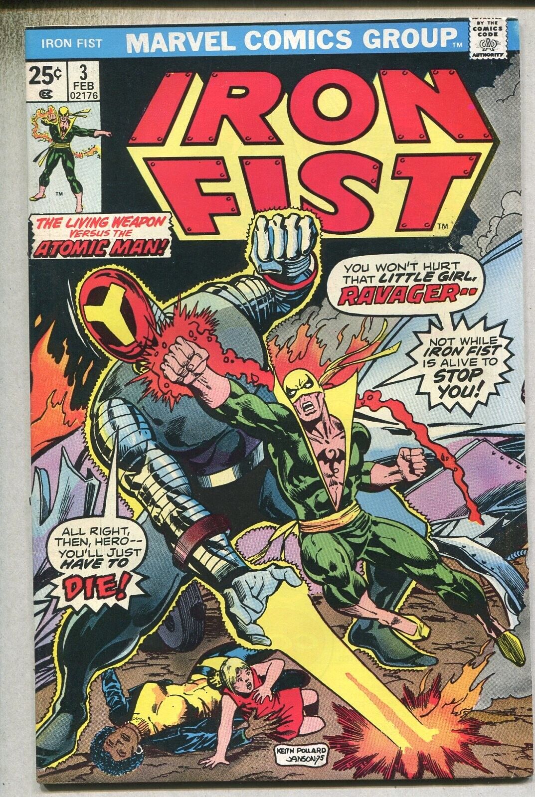 Iron Fist 3 VF+ Marvel Comics SA