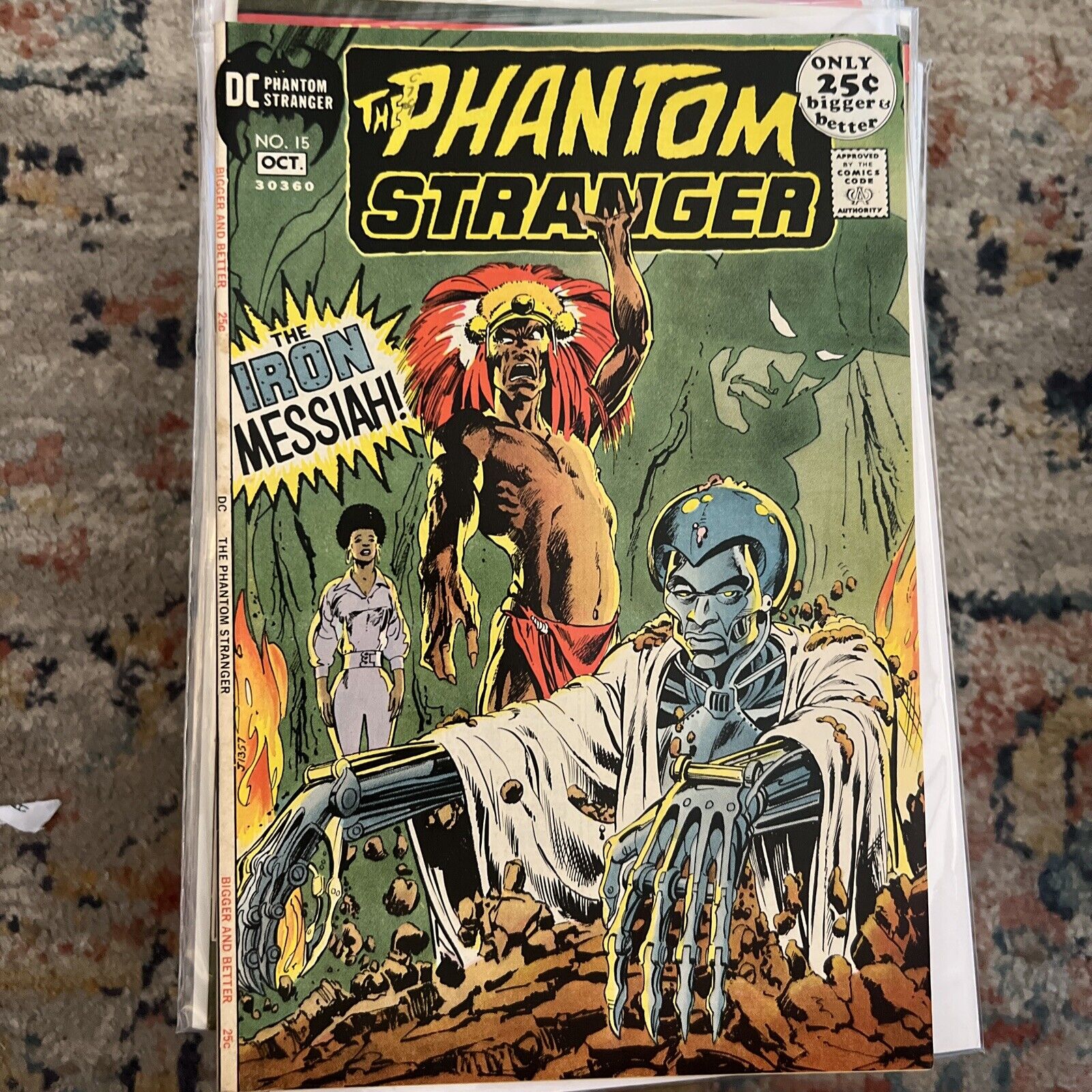 Phantom Stranger 15 DC 1971 VF Neal Adams Iron Messiah Shaman Zombie Robot