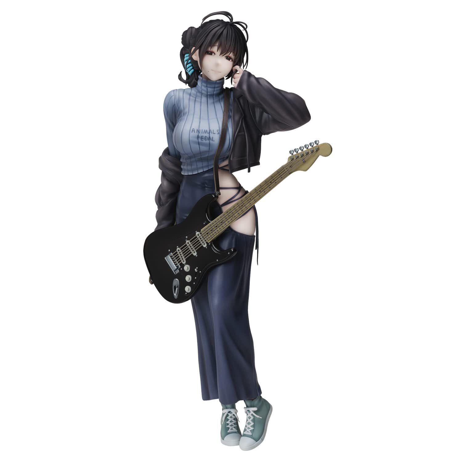 hitomio16 Illustration Guitar Sisters Mei Mei Backless Dress 260mm Figure Japan