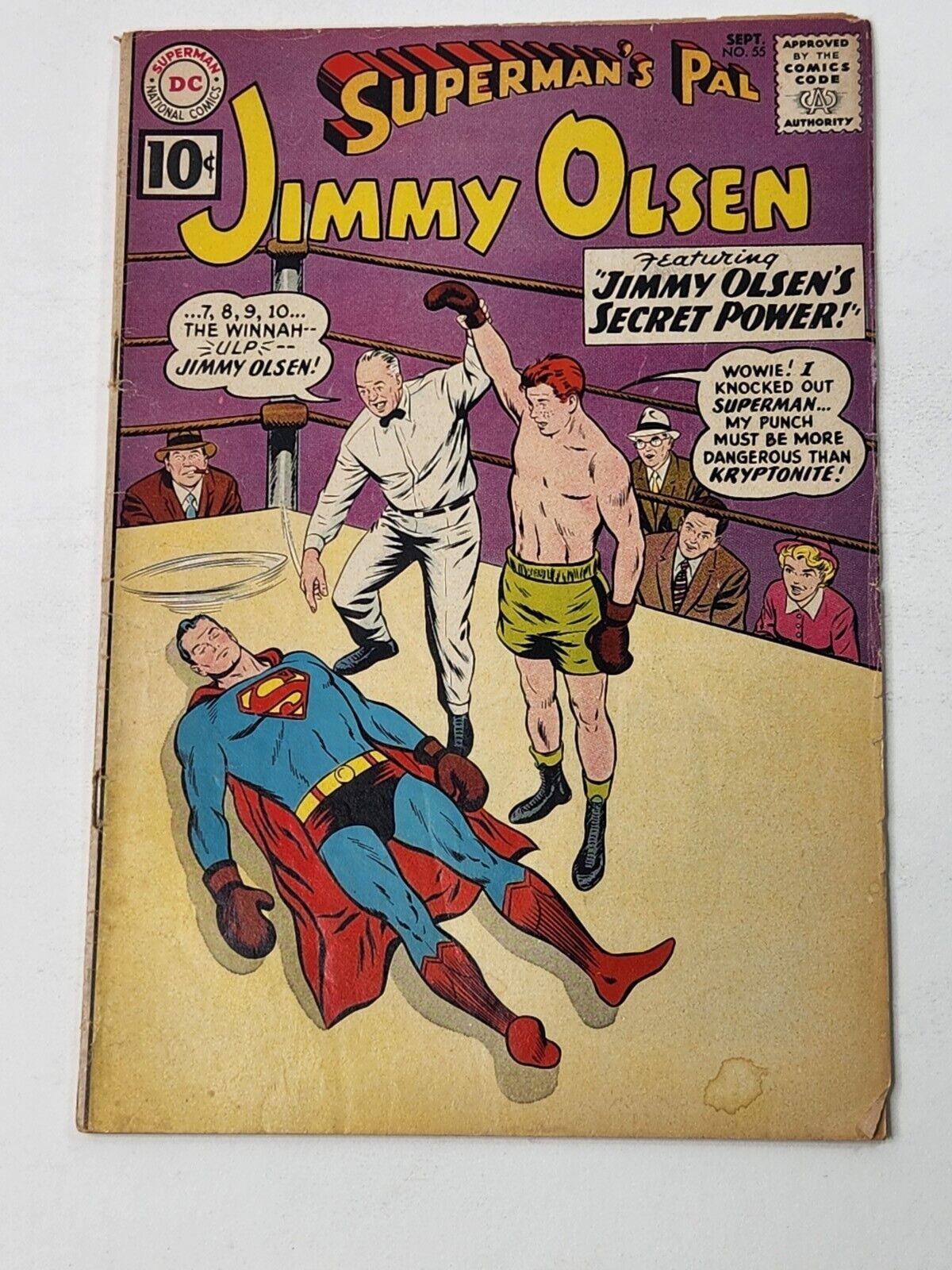 Superman's Pal Jimmy Olsen 55 DC Comics Silver Age 10 Cent Cover 1961