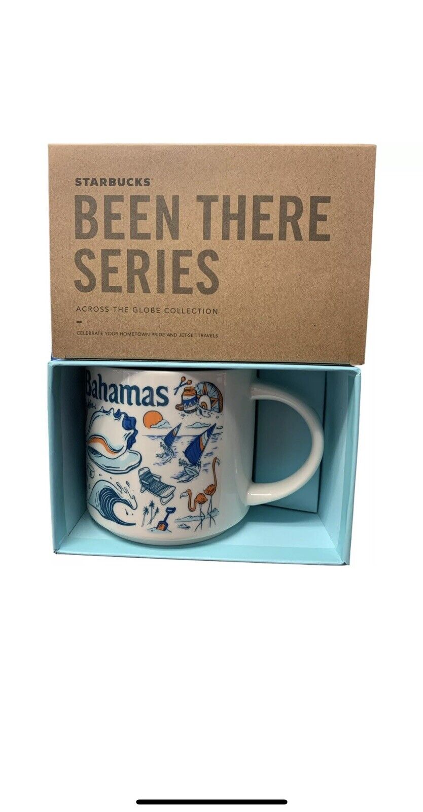 Starbucks BAHAMAS Been There Series Coffee Mug Cup 14 fl. oz. Porcelain NEW NWT