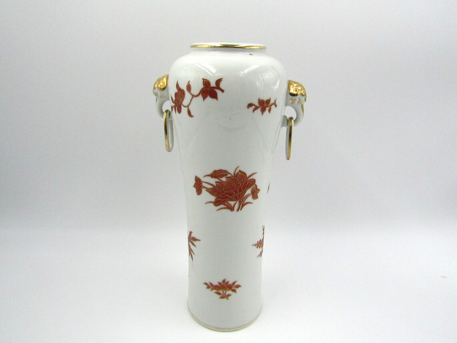 Vintage L J Vase, Gold Trim 12