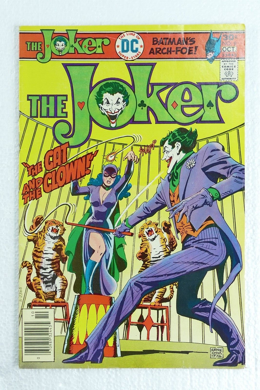 DC Comics Vintage THE JOKER Issue #9 1976 DC COMICS LAST ISSUE w/CATWOMAN FINE+