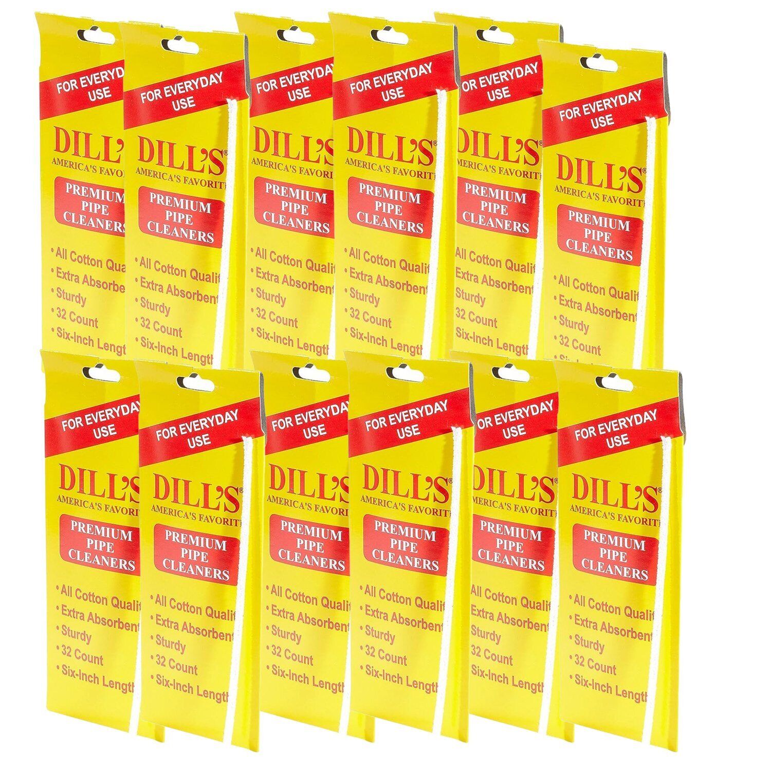 Dill's Daily Tobacco Pipe Cleaner (12 Pack)