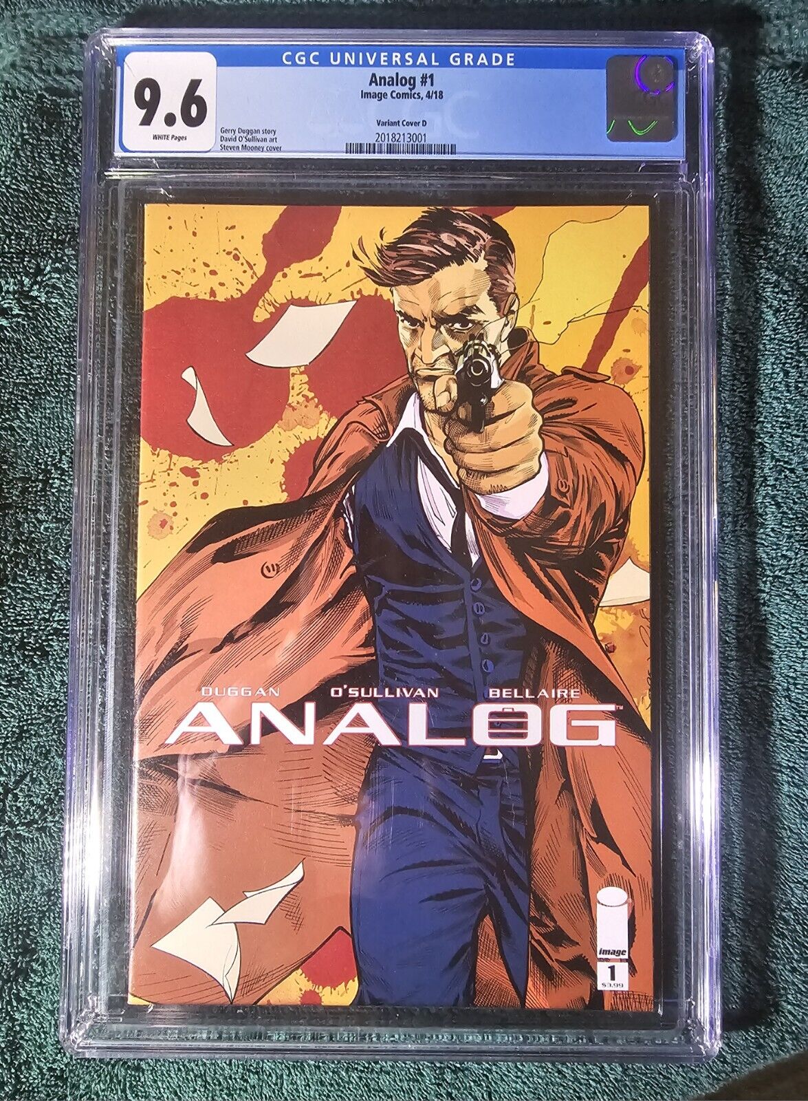 Analog  #1- CGC 9.6 - Variant Cover D 