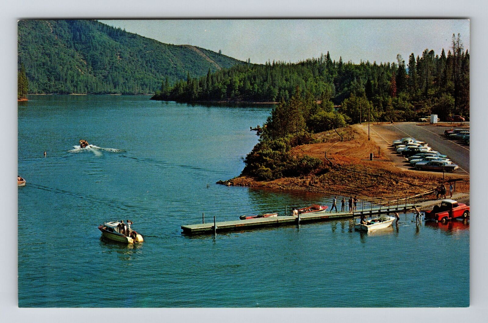 Redding CA-California, Whiskey Creek arm Whiskeytown Lake, Vintage Postcard